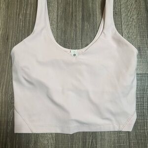 Lululemon Align Cropped Tank Top Strawberry Milkshake